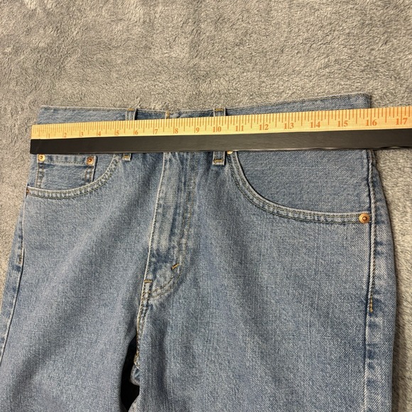 NWT Levi's 505 Regular Denim Shorts Men W32 Blue Straight Leg Jean Shorts - Picture 12 of 13